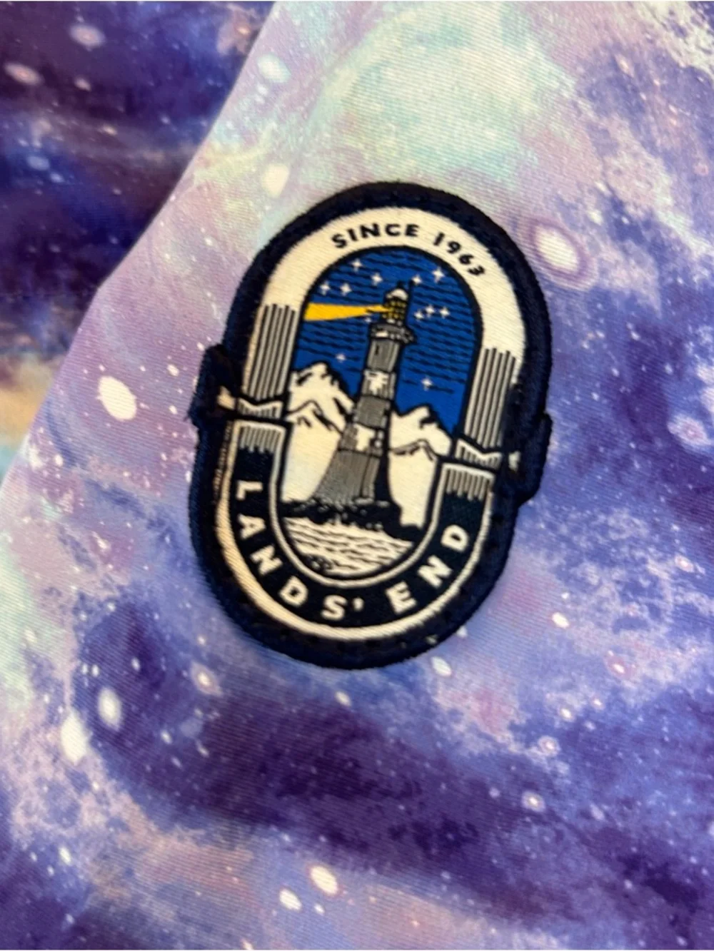 Lands End Galaxy Zip Up Coat